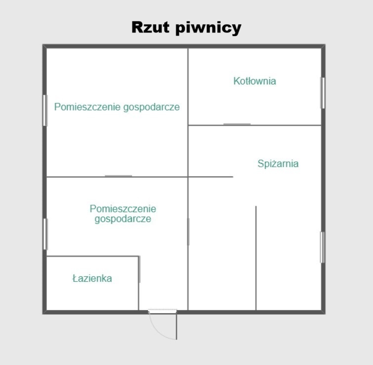 po modernizacji, surowy zamknięty, duża działka