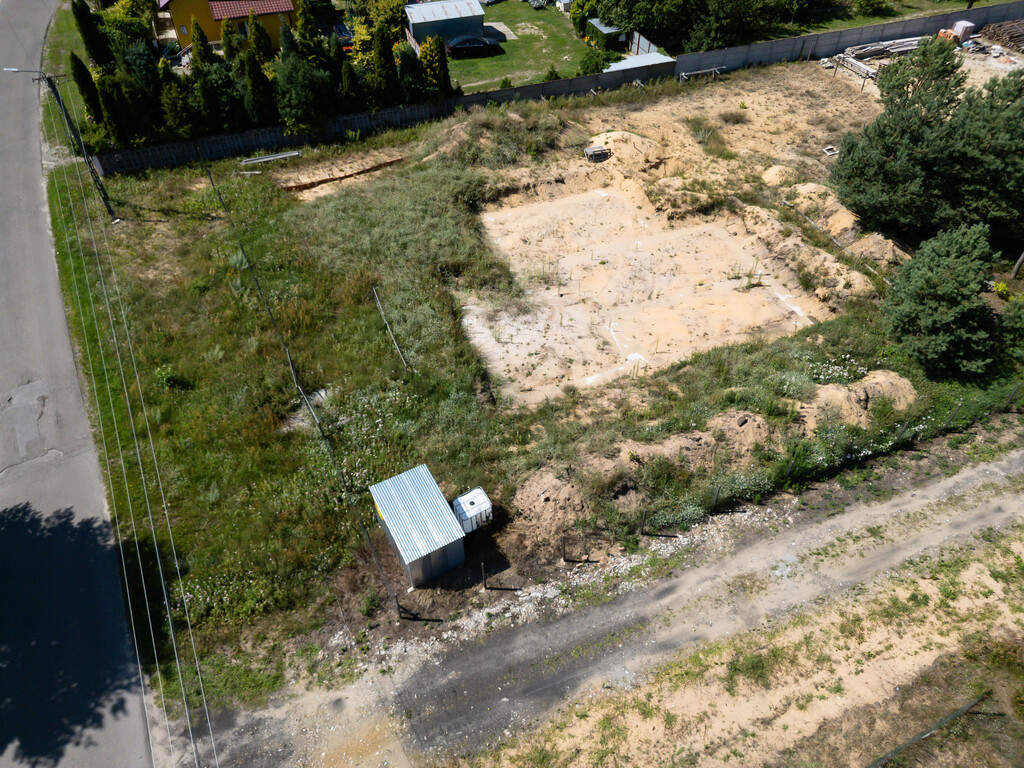 Działka z projektem + fundament 1500m2 Wymysłów