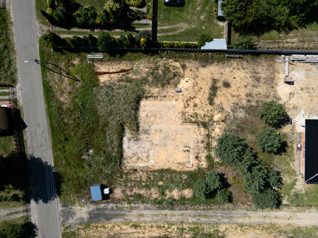 Działka z projektem + fundament 1500m2 Wymysłów