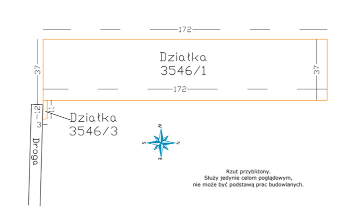 Działka inwestycyjna 6 354 m² w Zwoleniu