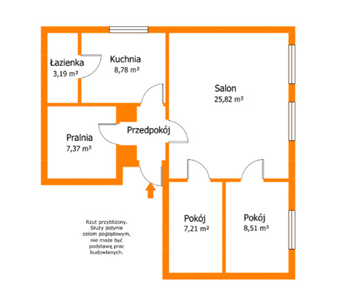3 POKOJE NA PARTERZE  PO KAPITALNYM REMONCIE!