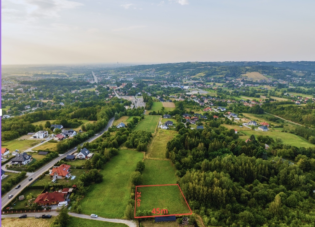 Widokowa działka Tyczyn - 1200m