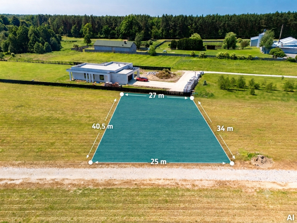945 m² | WZ | Tylko 7 km od Radomska!