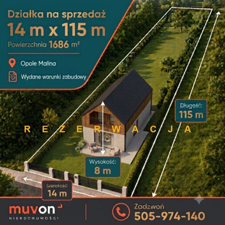 Działka pod Twój dom z WZ – Malina, Opole