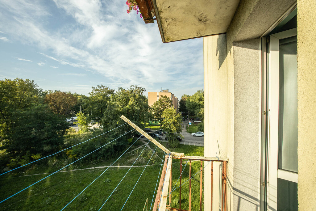 3 pokoje na 45,9 m² i okna na 3 strony świata