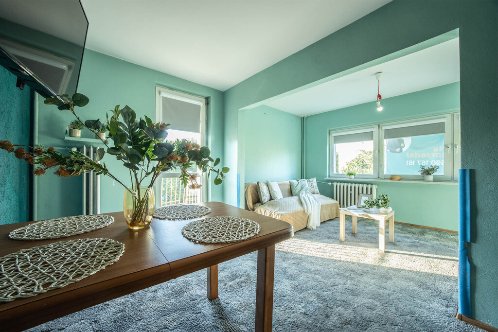 3 pokoje na 45,9 m² i okna na 3 strony świata
