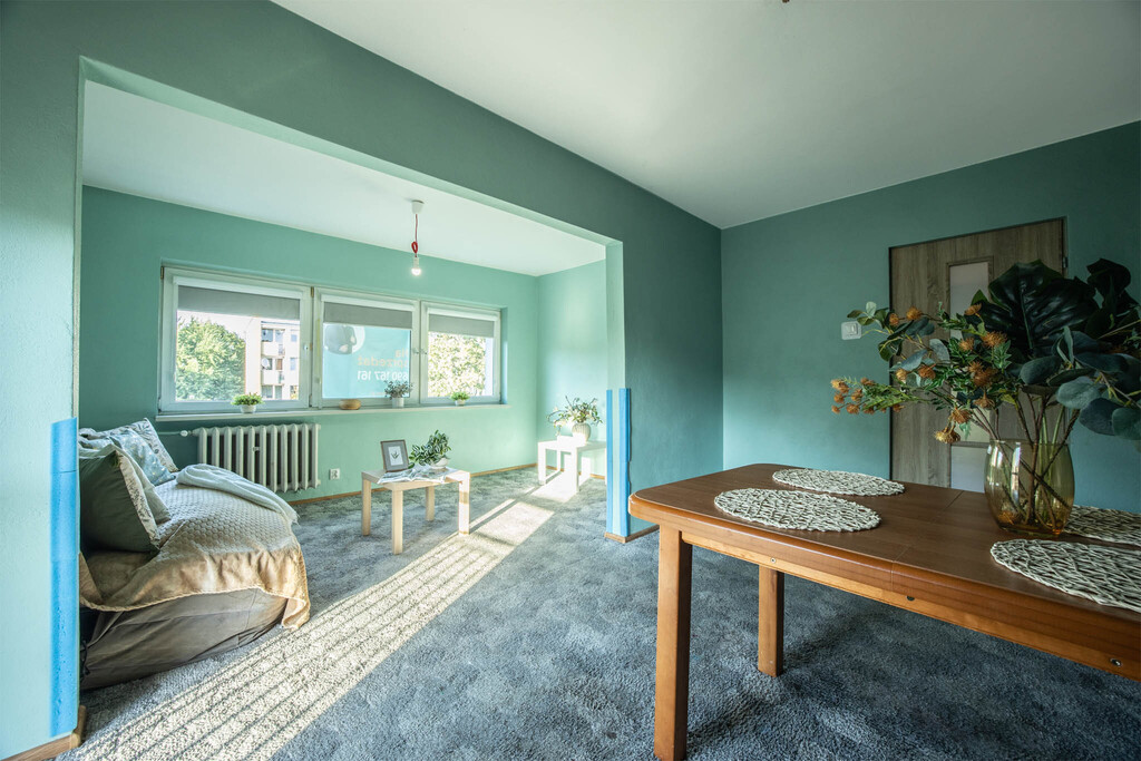 3 pokoje na 45,9 m² i okna na 3 strony świata