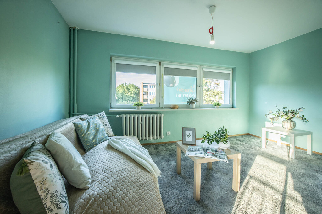 3 pokoje na 45,9 m² i okna na 3 strony świata
