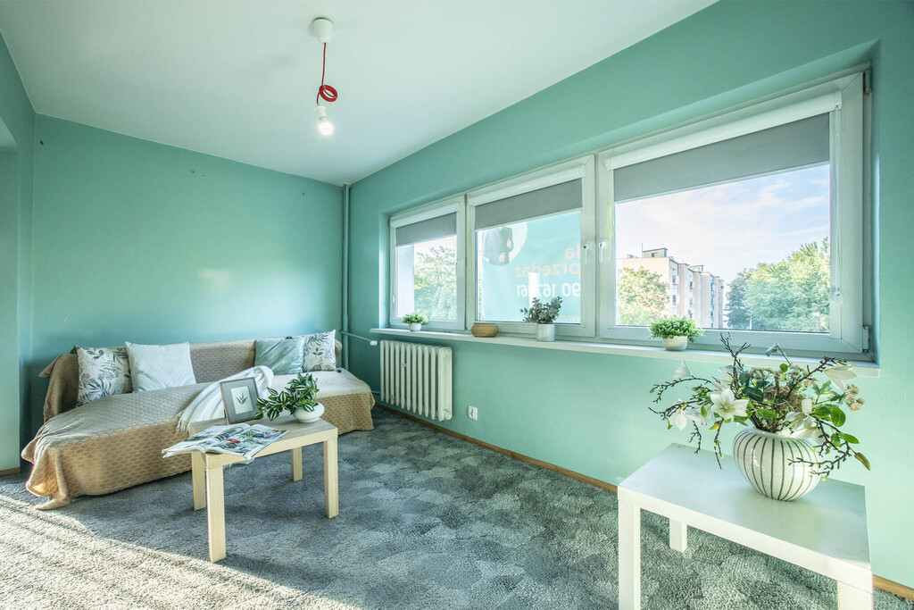 3 pokoje na 45,9 m² i okna na 3 strony świata