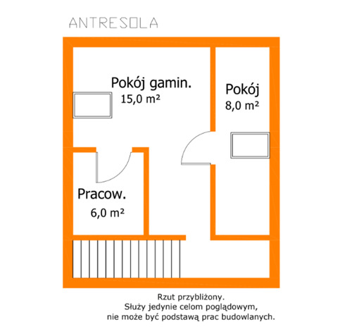 Dwupoziomowe mieszkanie z antresolą i balkonem