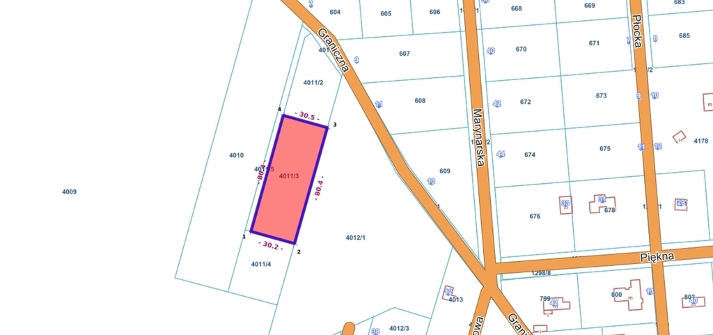 Działka 2442m2 w Sokolnikach-Lesie 150zł/m2