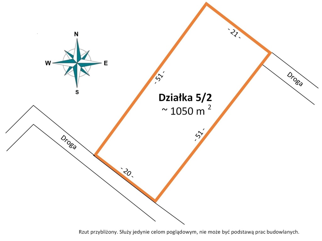 Atrakcyjna działka budowlana 1053 m² – Luboń