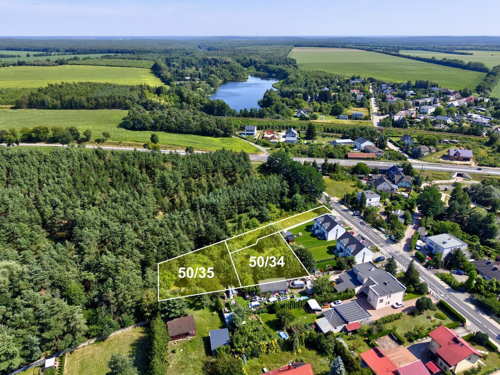 Rosnówko 2337m2 | MPZP|  działka pod lasem!