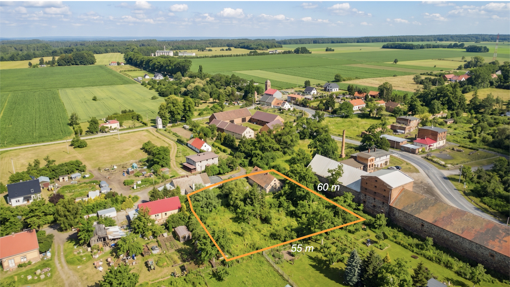 Oaza ciszy obok pałacu. Duża działka 29 ar