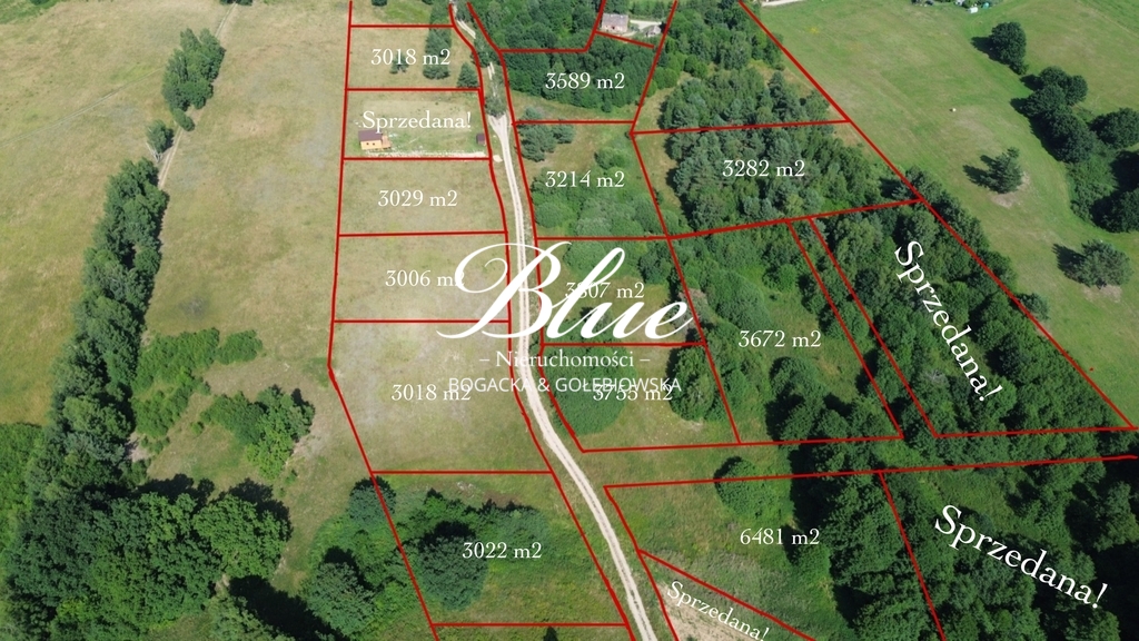 Działki nad jeziorem Niecino | Borne | od.3000m2