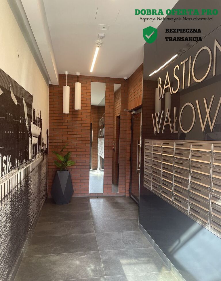 3 pokoje | Bastion Wałowa | Balkon | Centrum