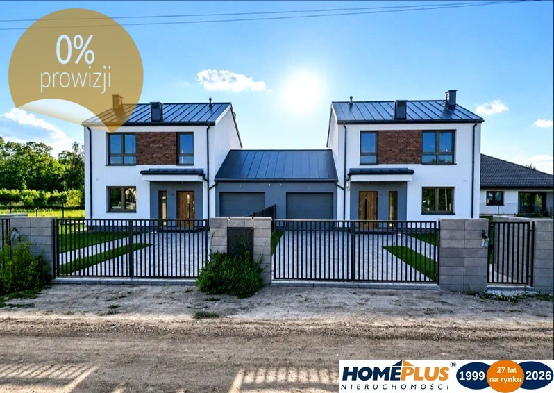 5 pokojowy bliźniak z garażem i działką 670 m2