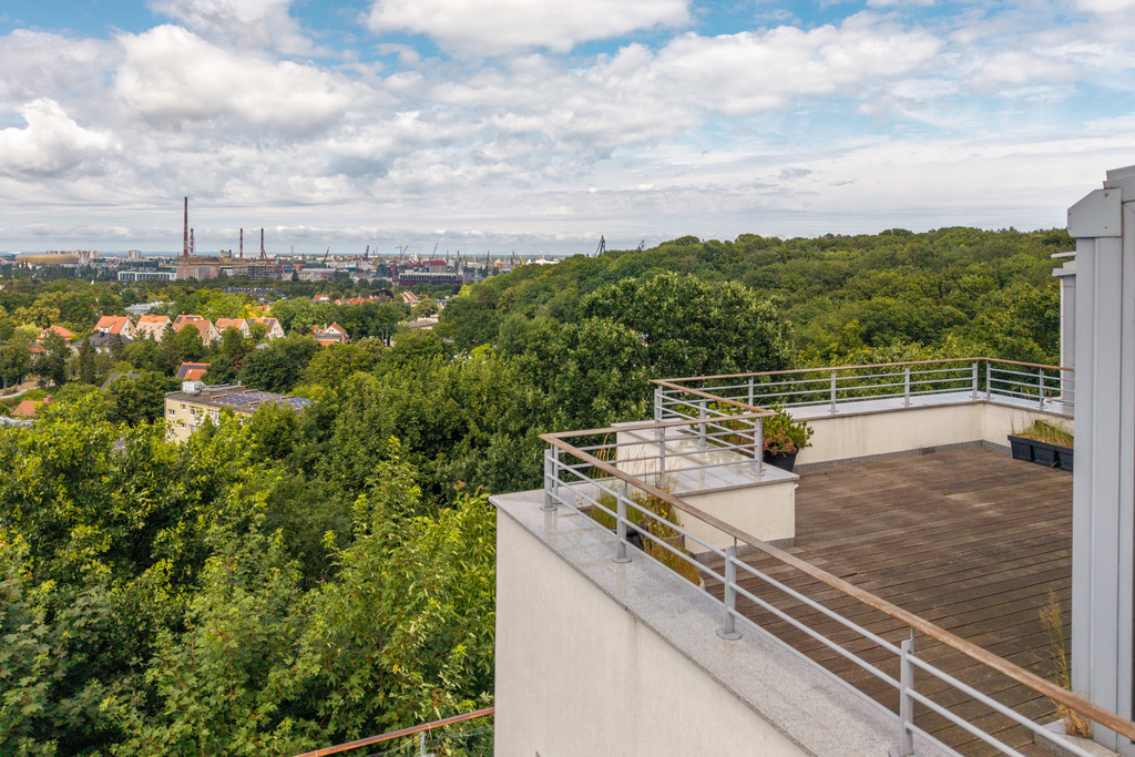 Wzgórze Focha | 3 tarasy | widok na morze | 85m²