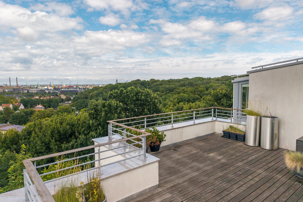 Wzgórze Focha | 3 tarasy | widok na morze | 85m²