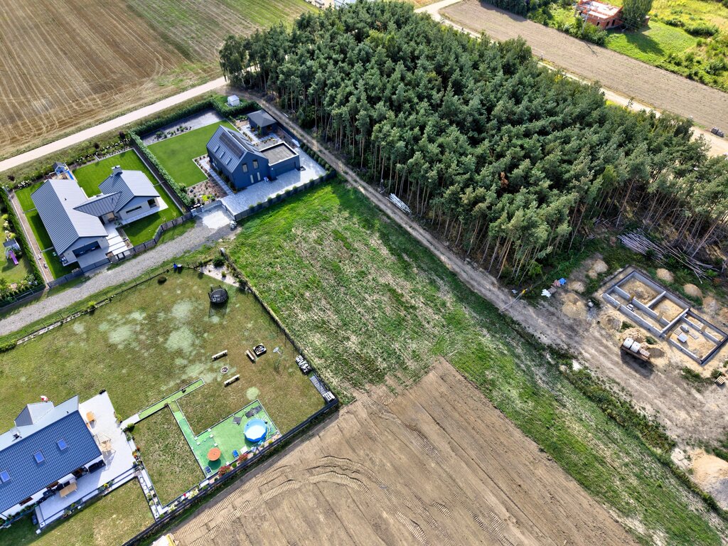 Działka 1298m² Sapowice MPZP media | podział
