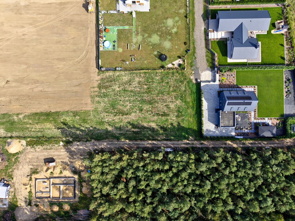 Działka 1298m² Sapowice MPZP media | podział