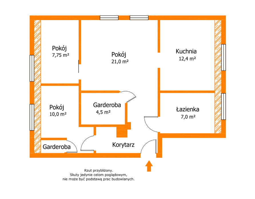 Wszędzie blisko, nigdzie daleko – 65 m²