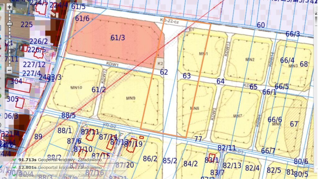 Działka 1140 m² Przeworsk ul. Korczaka – MPZP