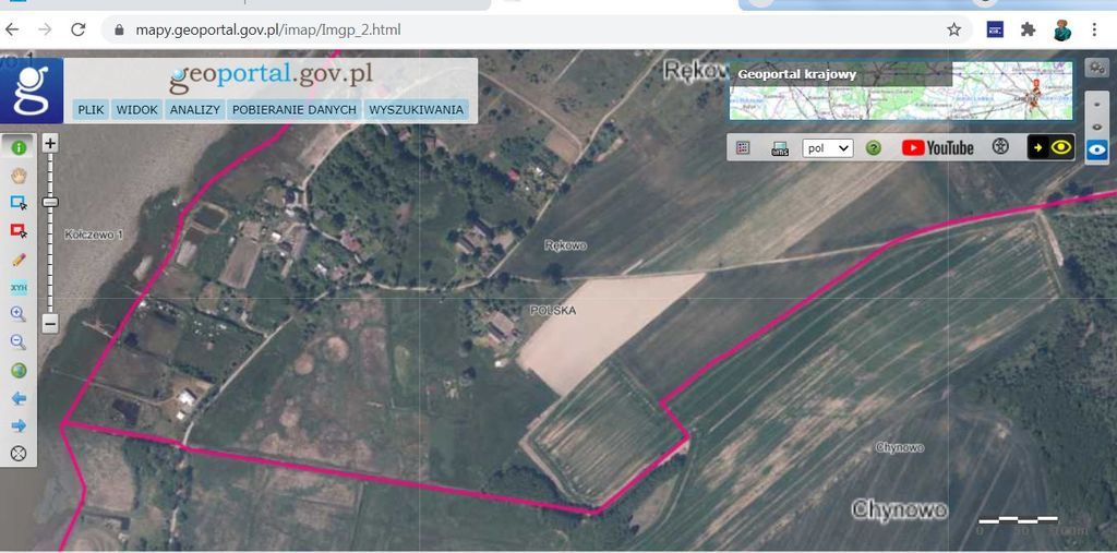 DZIAŁKA ROLNA,RĘKOW0,GM.WOLIN,POW2.4752 HA