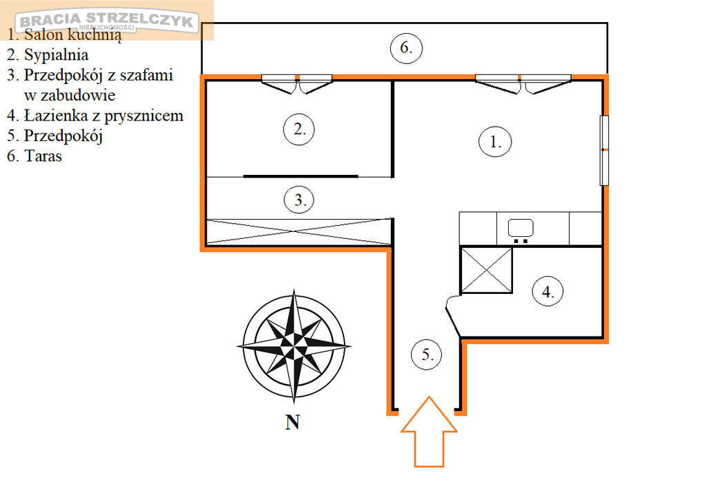 Złota . Apartament z widokiem. Taras. Garaż