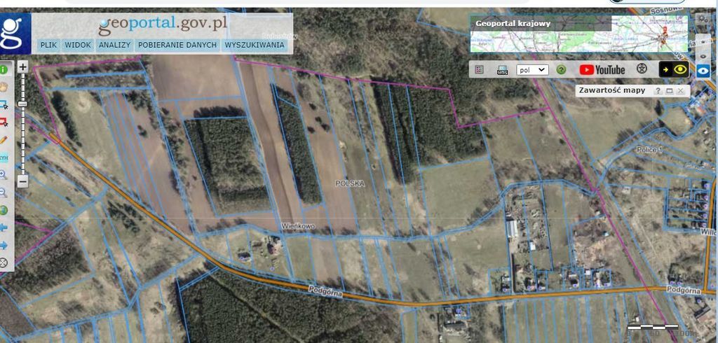 Działka rolna Wieńkowo 1.72 ha