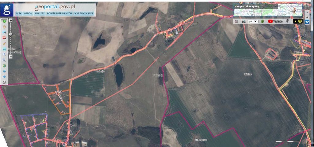 Działka Bobolin 1147m2,zabudowa mieszkaniowa.