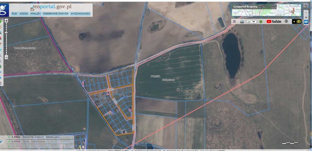 Działka Bobolin 1147m2,pod zabudowę mieszkaniową.
