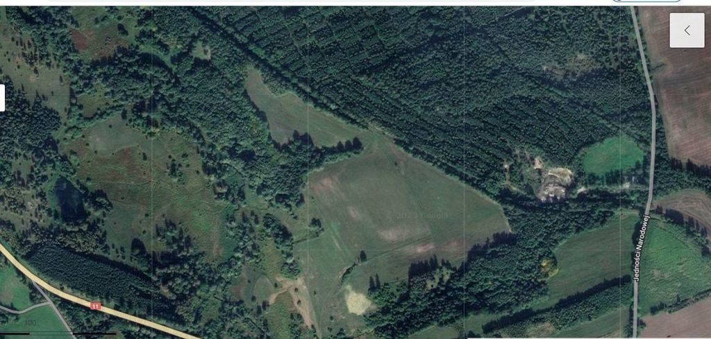 Działka 2.3103ha,m.Bobolice,las,dr.asfaltowa.