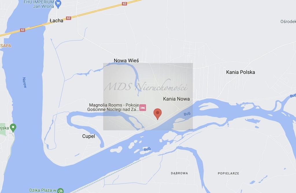 działka nad Bugiem - plaża Cupel