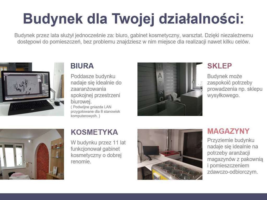 Nieruchomość inwestycyjna - dom na sprzedaż.