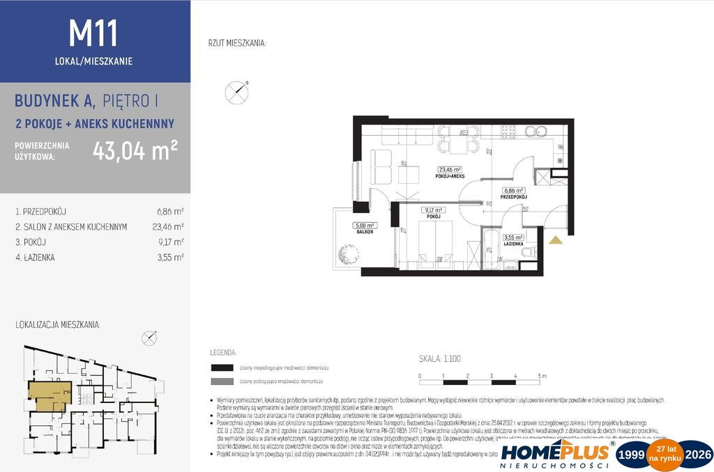 0%, gotowe 2 kameralne budynki - Sławin