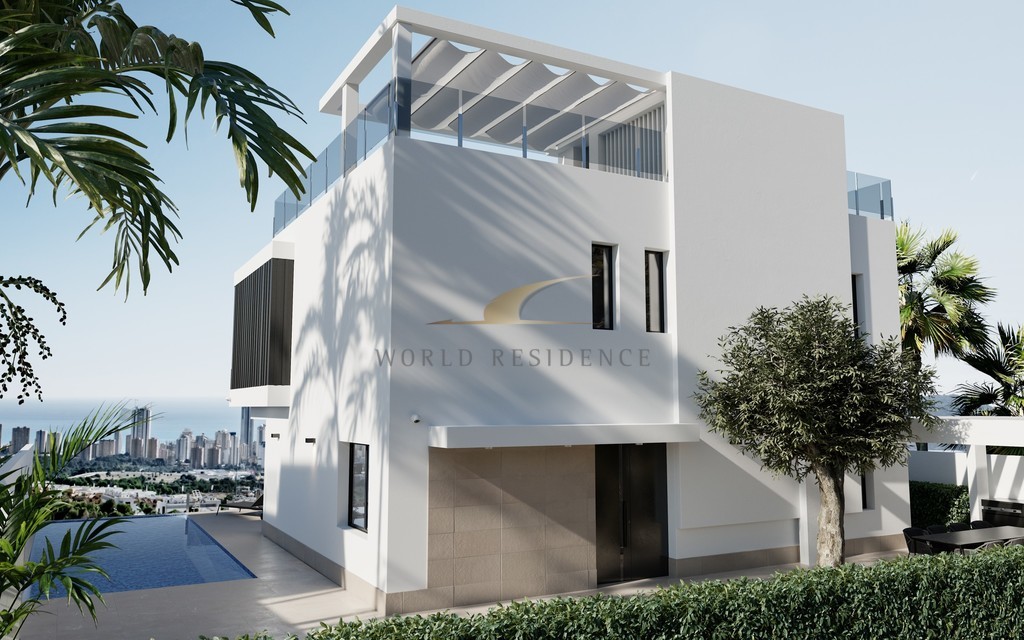 Kompleks nowoczesnych willi z basenem