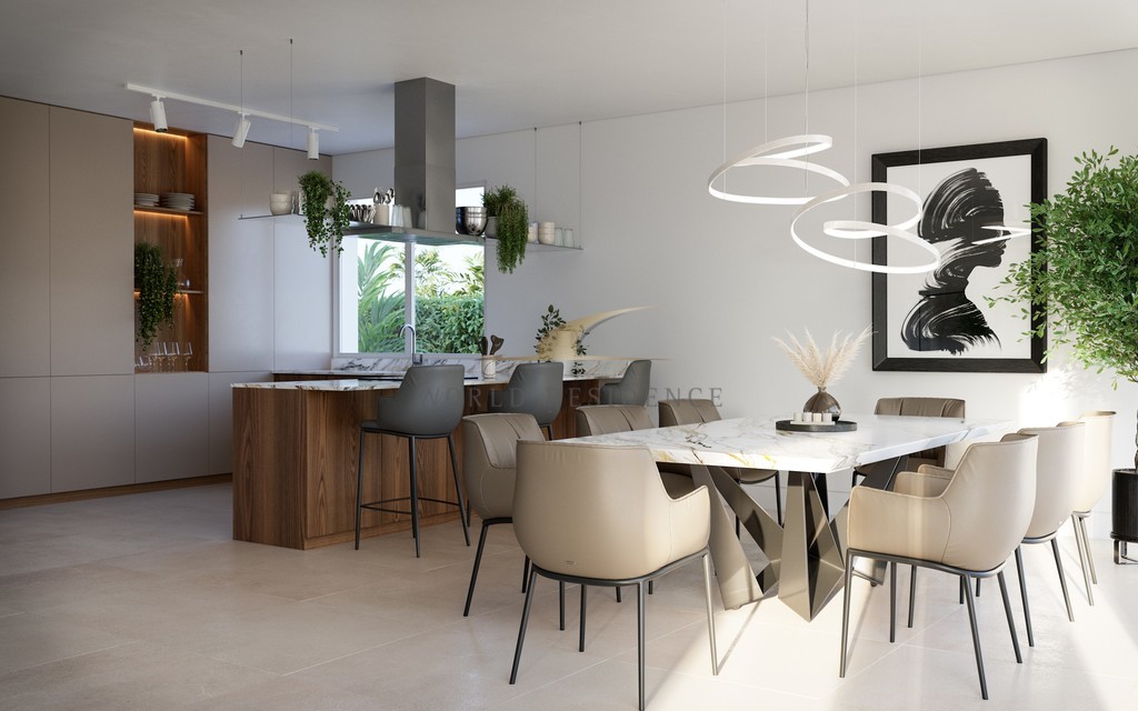 Kompleks nowoczesnych willi z basenem