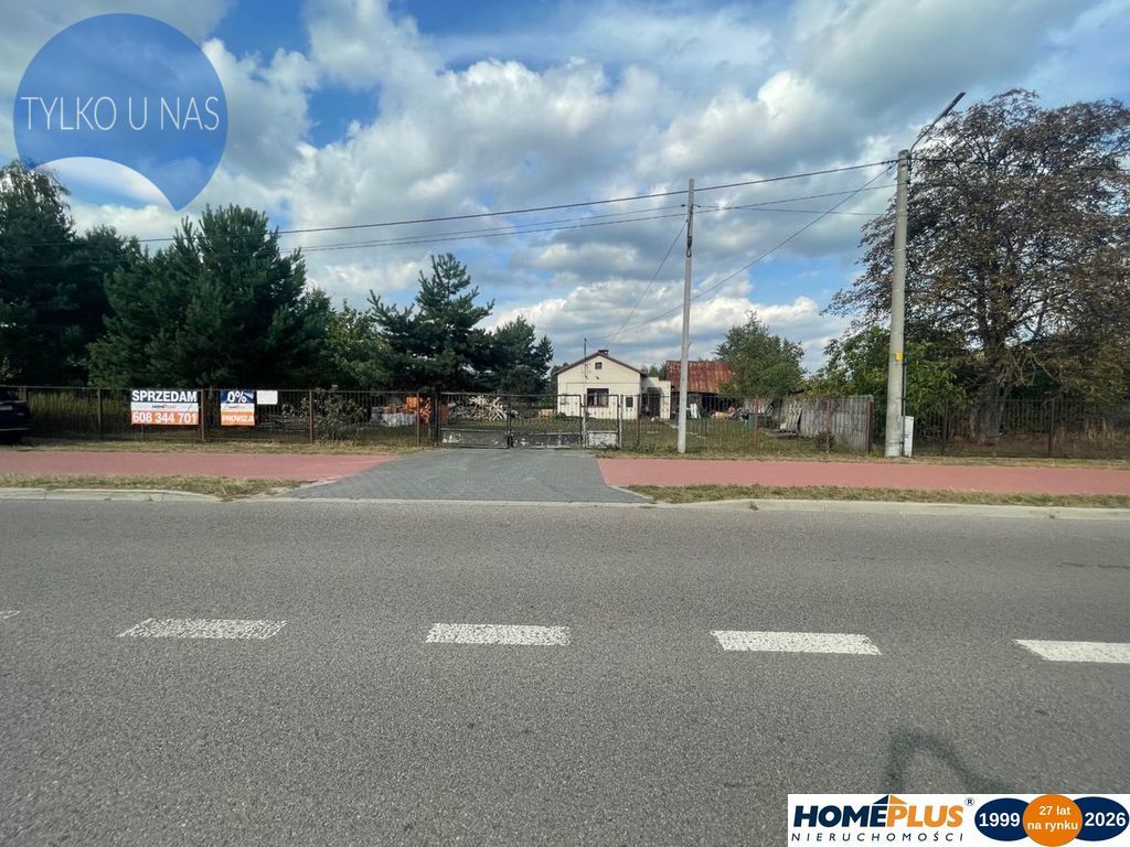 Działka budowlano-usług. przy S8 22km od Warszawy