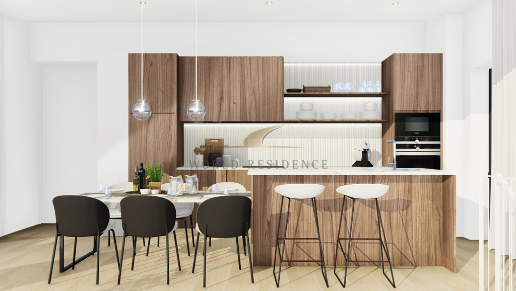 Nowoczesne willa z basenem na ogródku