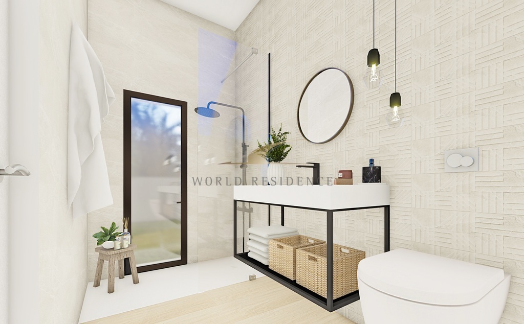 Nowoczesne willa z basenem na ogródku