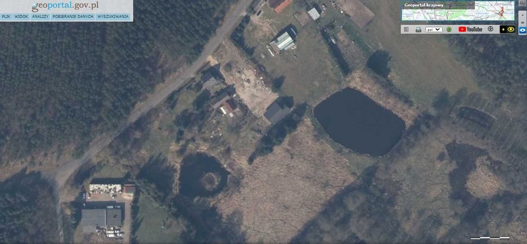 Działka1099m2,Stawno,gm.Goleniów,pod lasem.