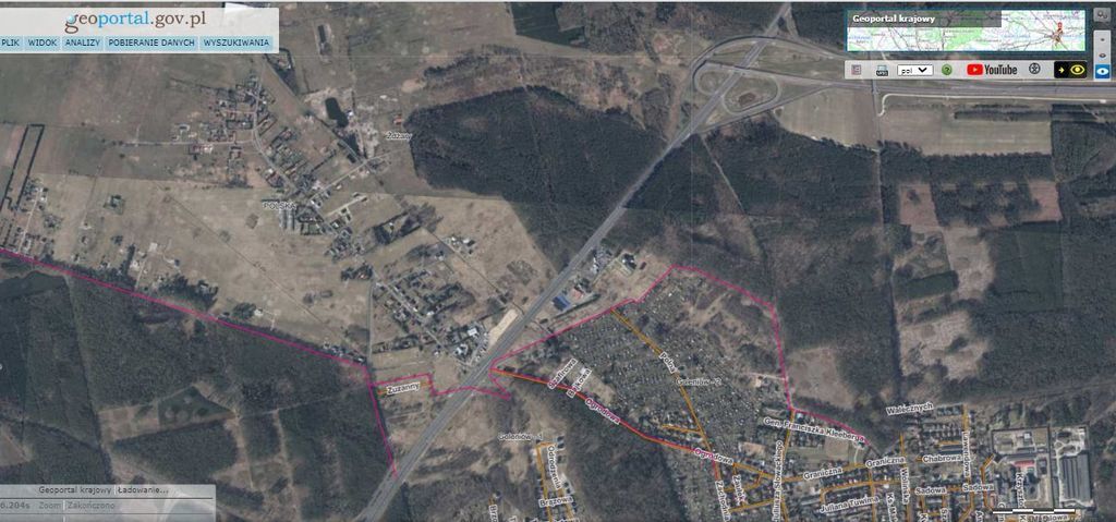 Działka 0.1294ha,Żdzary, gm. Goleniów.