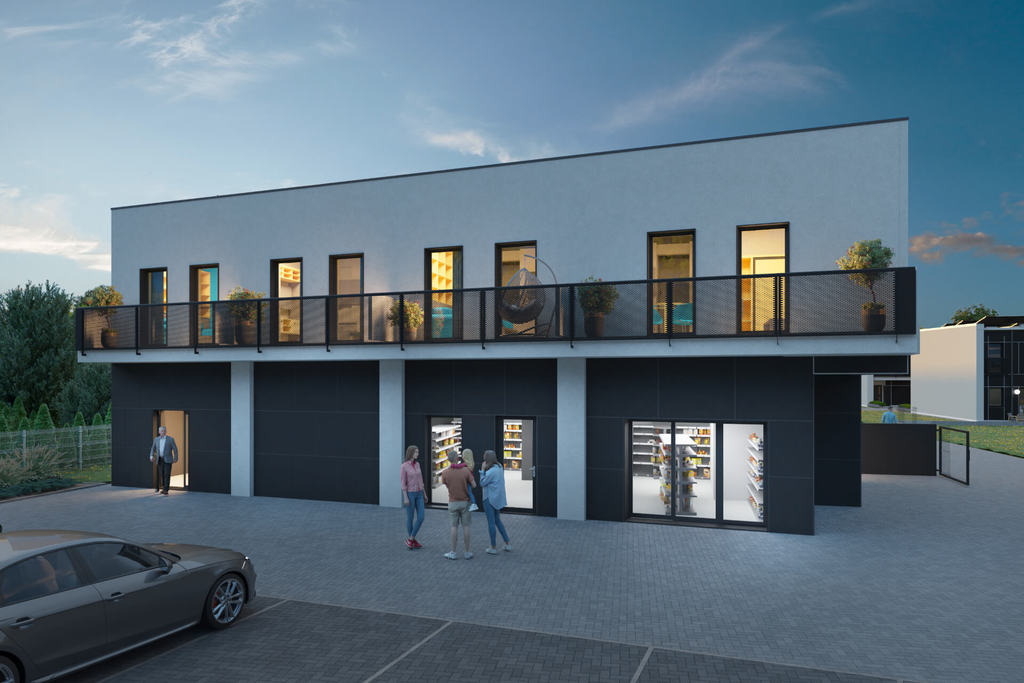 Nowoczesny dom w zabudowie szeregowej premium